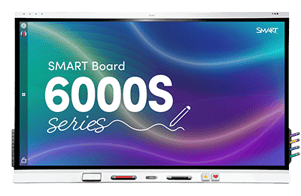 An interactive display featuring the '6000s wordmark', engaging users with its dynamic interface.